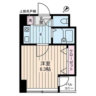 アベニール曙橋【3階】の間取り