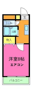 カーサクレール【6階】の間取り