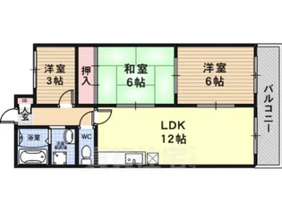 シェソワ昭和町【3階】の間取り