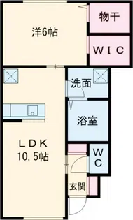 レクシア不動前【1階】の間取り