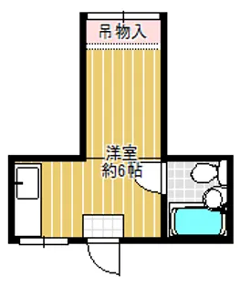 ハイツ千鳥【1階】の間取り