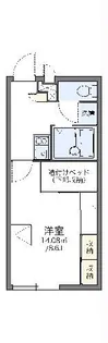 レオパレスコースト・フィールズ【2階】の間取り