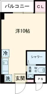 セントラルハイツ【4階】の間取り