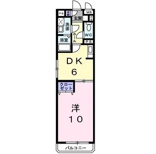 ハーバーサイド鳥羽【2階】の間取り