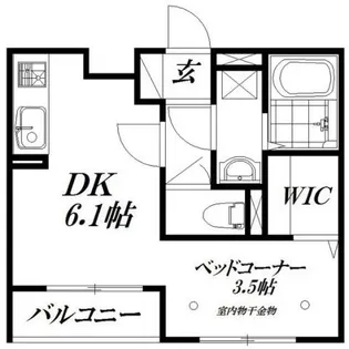 Clair【3階】の間取り