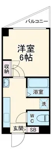 レジデンス16番館【4階】の間取り
