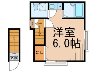 プティ アパルトマン ドゥ ノール【2階】の間取り