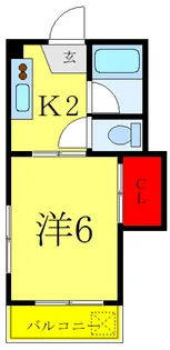 ロアールハイツ【3階】の間取り