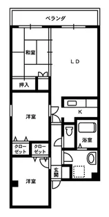 ロイヤルシャトー一番館【2階】の間取り