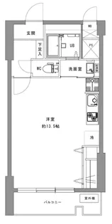 三越東中野マンション【3階】の間取り