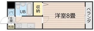 東和館鹿児島【7階】の間取り