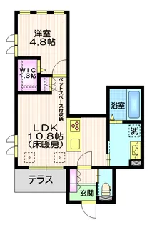 AI GRANDIR鎌倉【1階】の間取り