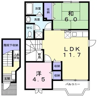 コンフォルトメゾン C【2階】の間取り