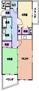 エムティエス古川【3階】の間取り