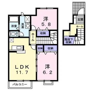 リバティ【2階】の間取り