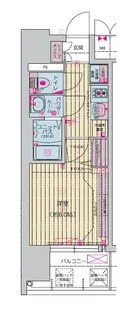 プレリス大阪西九条 CITY LINKS【3階】の間取り