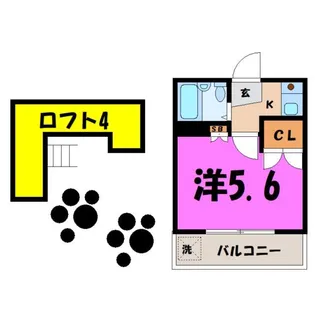 ソレイユ若葉セブンツー(鶴ヶ島市富士見)【2階】の間取り