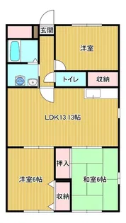ウェルフェア【2階】の間取り