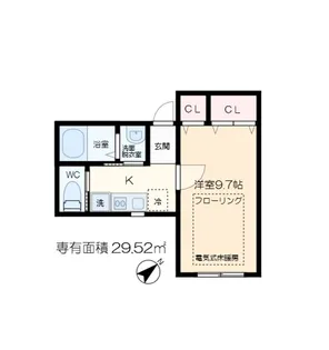 MAISON SA XII【1階】の間取り