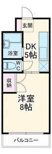 マンションリーフII【1階】の間取り