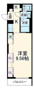 リブリ・サニープレイス元住吉II【3階】の間取り