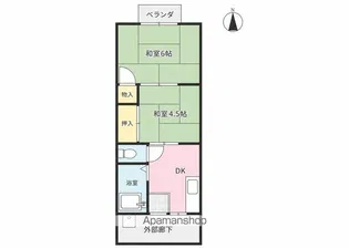 サンシティームサシノ【1階】の間取り