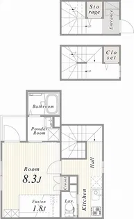 CITY COURT 四谷坂町【3階】の間取り