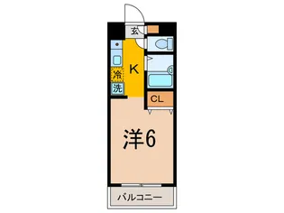 ムサシホ-ムズ【3階】の間取り