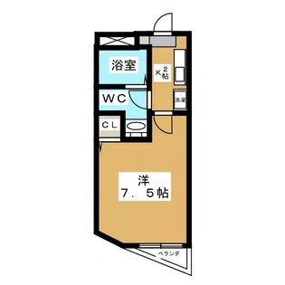 メゾネットニイドメ【1階】の間取り
