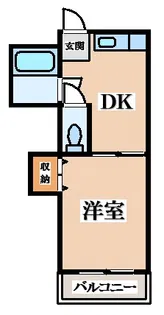 ル メルシェ【1階】の間取り