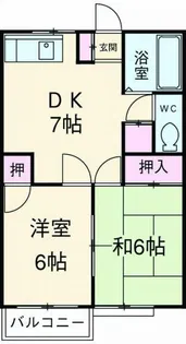 ファミーユサワノ1【1階】の間取り