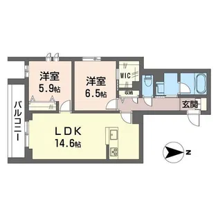 グラン ノアール【3階】の間取り