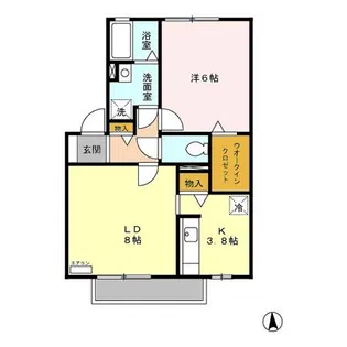 マナーハウス D【2階】の間取り