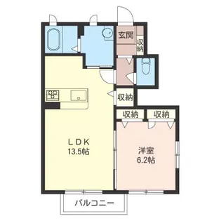 レカン弐番館【1階】の間取り