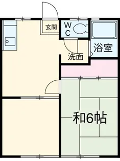 泉ハイツ【1階】の間取り