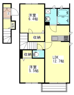 フォンターナ南浦和壱番館【2階】の間取り