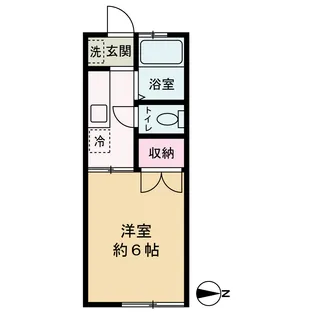 ピアハピネス【1階】の間取り