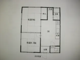 高木アパート【2階】の間取り