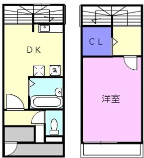 カーサ・モンレーヴ林が原Bの間取り