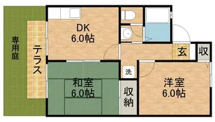 ファミールA【1階】の間取り