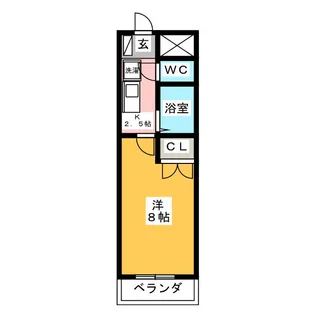 K’S【3階】の間取り