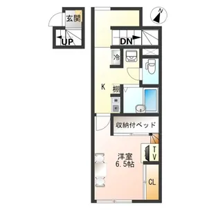 ティアラ平清水【2階】の間取り