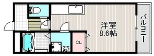 Hale Kadoma【1階】の間取り