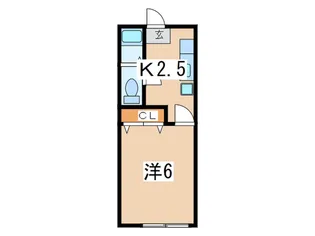 第3城所ハイツ【1階】の間取り