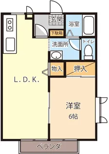 メゾンプレミエールA【2階】の間取り