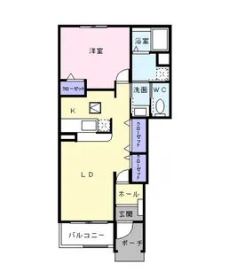 セレノII【1階】の間取り