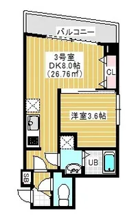 シャルム・ドゥ・プランドールI【4階】の間取り