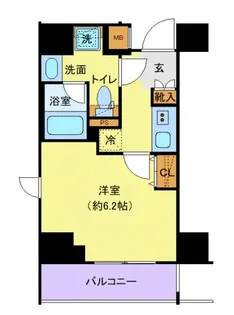 LUMEED横濱吉野町【4階】の間取り