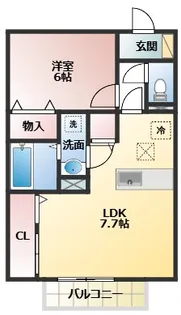 アゼリア【1階】の間取り