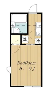 ドヌール北里【1階】の間取り